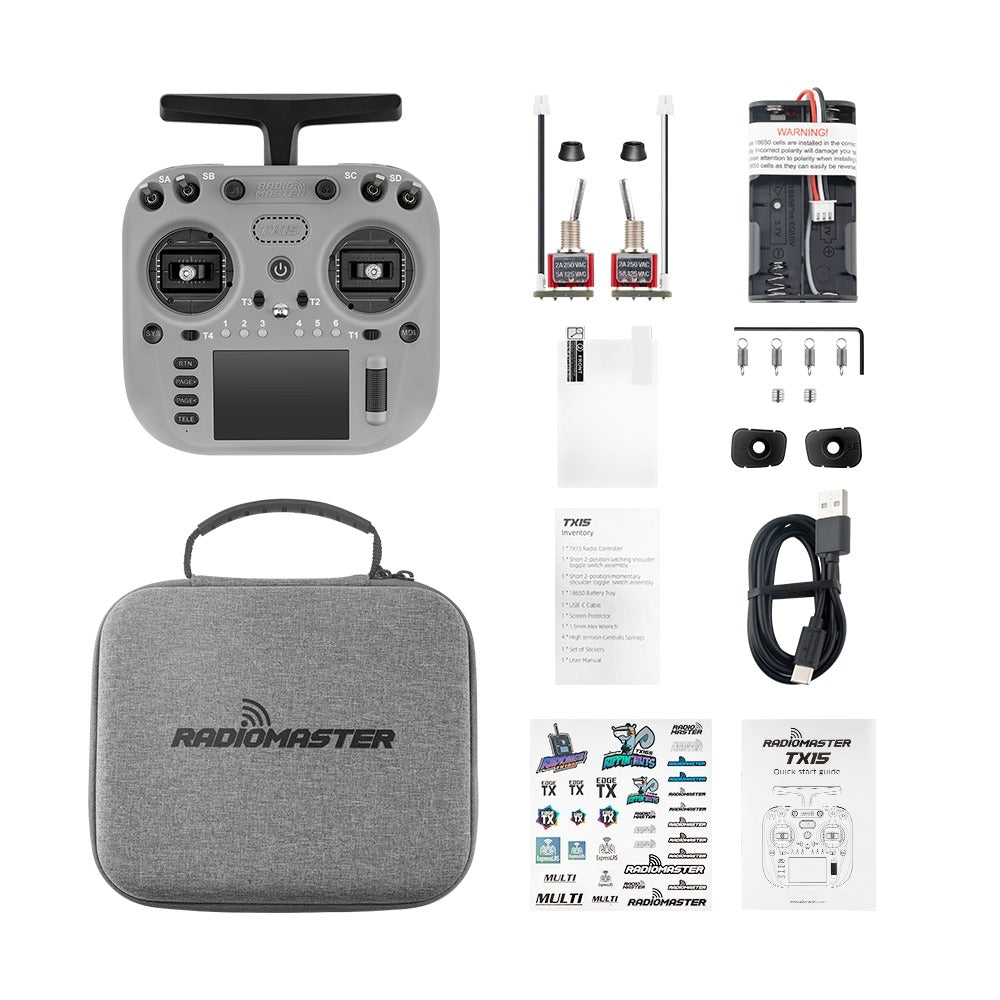 RadioMaster TX15 Radio Transmitter - ELRS 2.4GHz