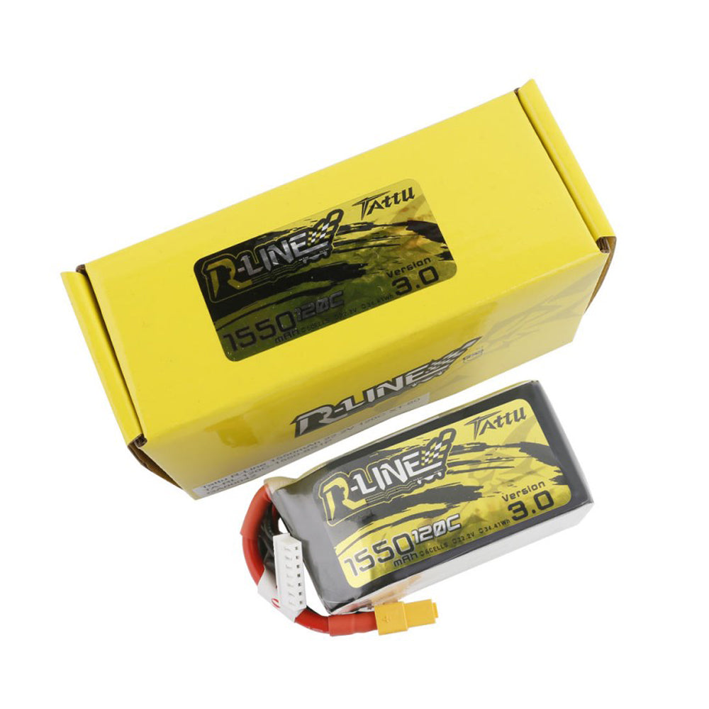 Tattu R-Line Version 3.0 1550mAh 6S1P 120C Lipo Battery