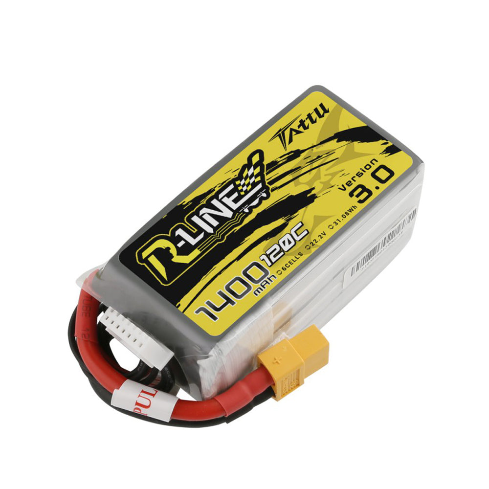 Tattu R-Line Version 3.0 1400mAh 6s 120C Lipo Battery