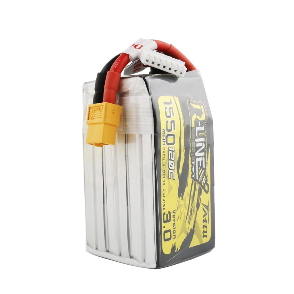 Tattu R-Line Version 3.0 1550mAh 6S1P 120C Lipo Battery