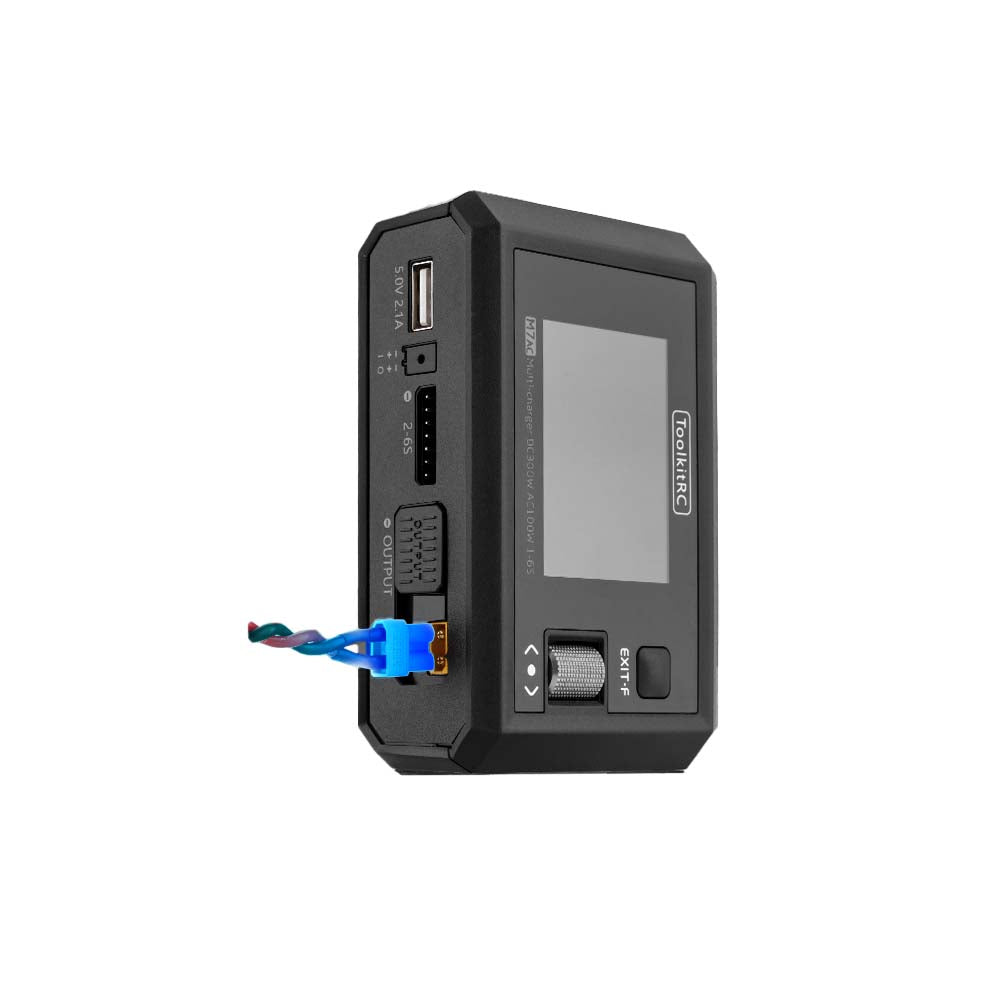 ToolkitRC M7 100W AC/300W DC 15A 2-6S Multi-Function AC Smart Balance Charger
