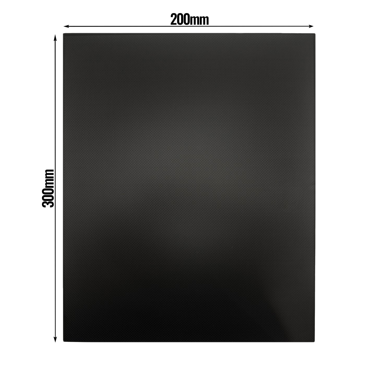 Lumenier 3K Carbon Fiber Sheet - 2mm Thick (200x300mm)