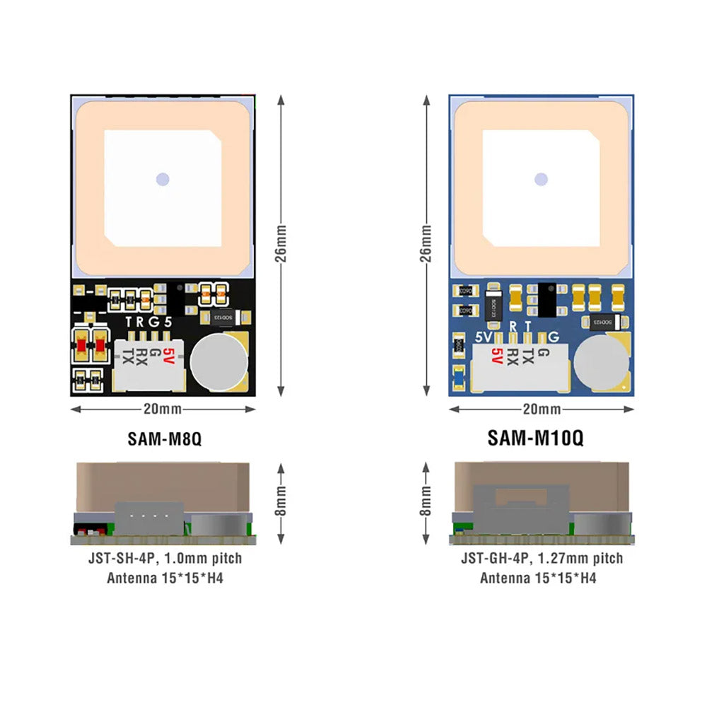 Mateksys GNSS SAM-M10Q GPS Module - Gallileo/GLONASS/BelDouB1C