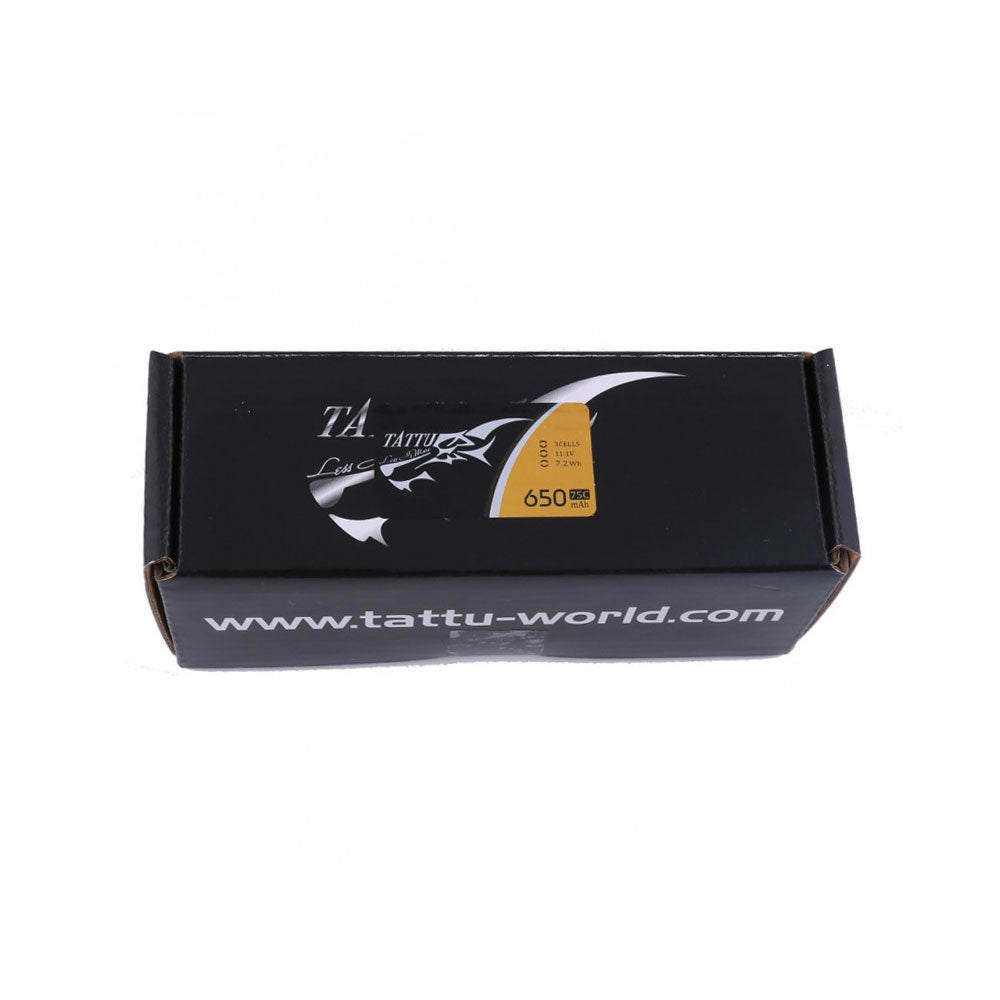 Tattu 650mAh 3S1P 75C 11.1V Lipo Battery Pack with XT30 plug
