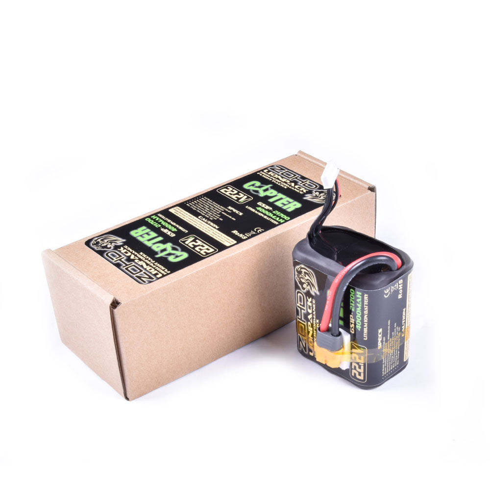 ZOHD Lionpack Copter 21700 6S1P 4000mAh 22.2V Li-ion Battery
