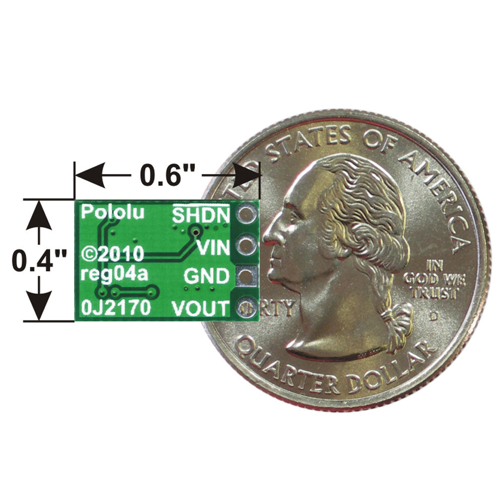 Pololu 2.5-7.5V 600mA Step-Down Voltage Regulator