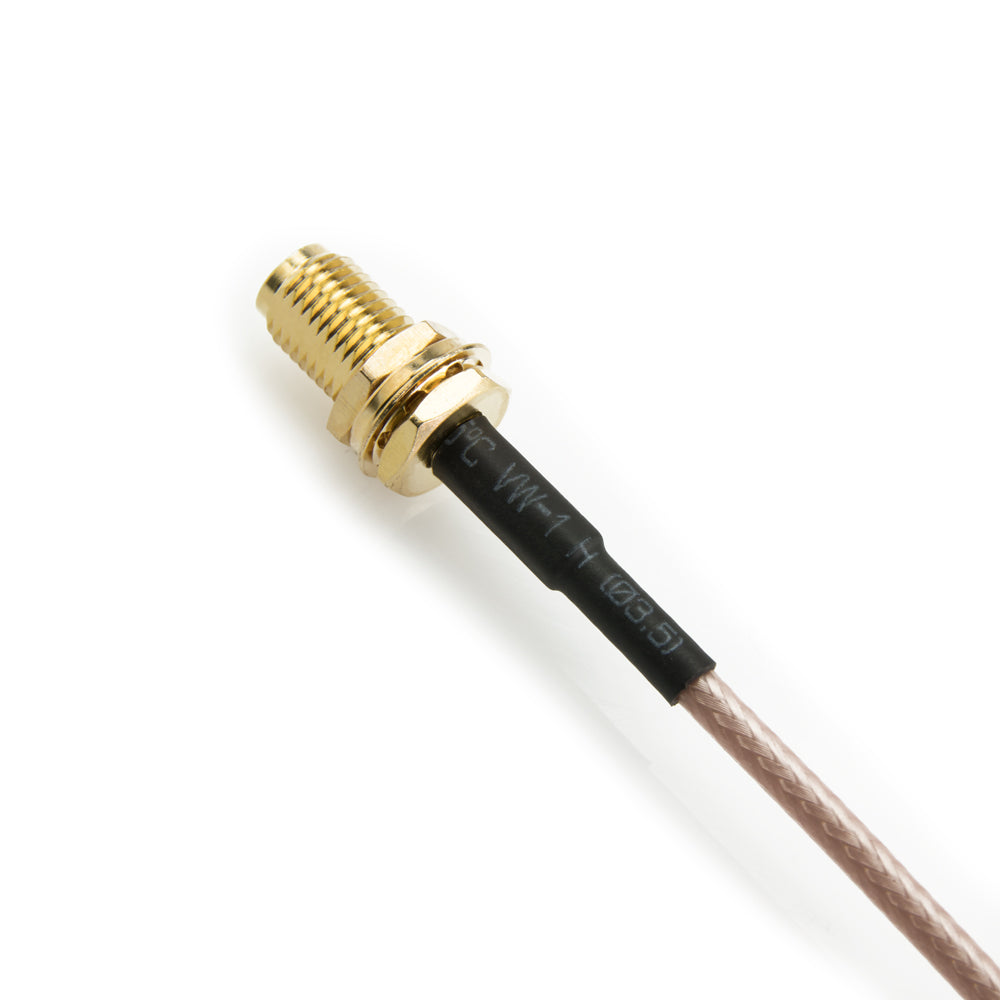 SMA Female to Straight MMCX Male Extension Cable - 12cm