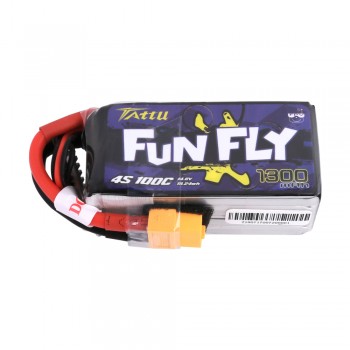 Tattu FunFly 1300mAh 4s 100C Lipo Battery