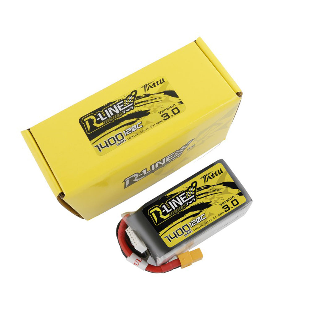 Tattu R-Line Version 3.0 1400mAh 6s 120C Lipo Battery