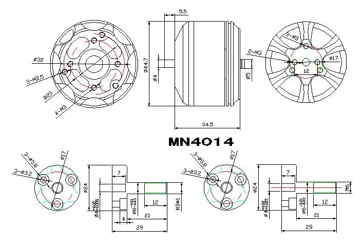 Tiger Motor MN4014-11 330kv