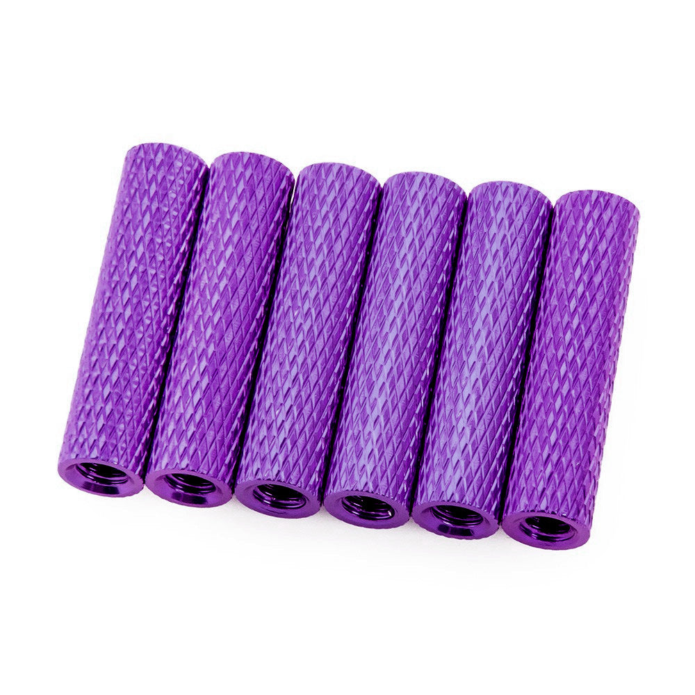 20mm Aluminum Textured Standoff Spacers (Set of 6)