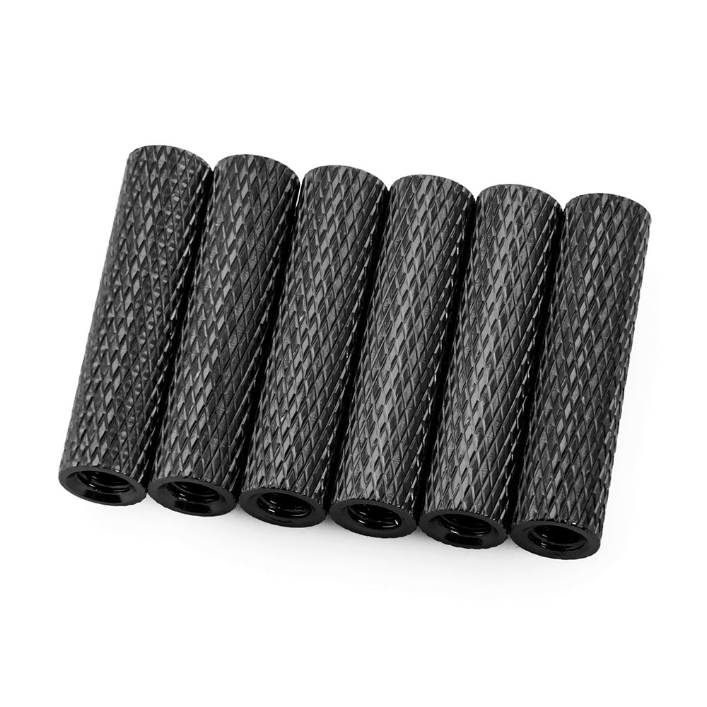 20mm Aluminum Textured Standoff Spacers (Set of 6)