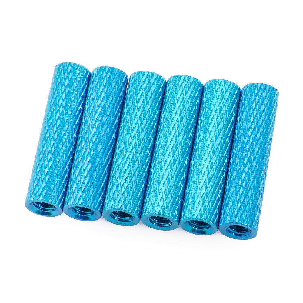 20mm Aluminum Textured Standoff Spacers (Set of 6)
