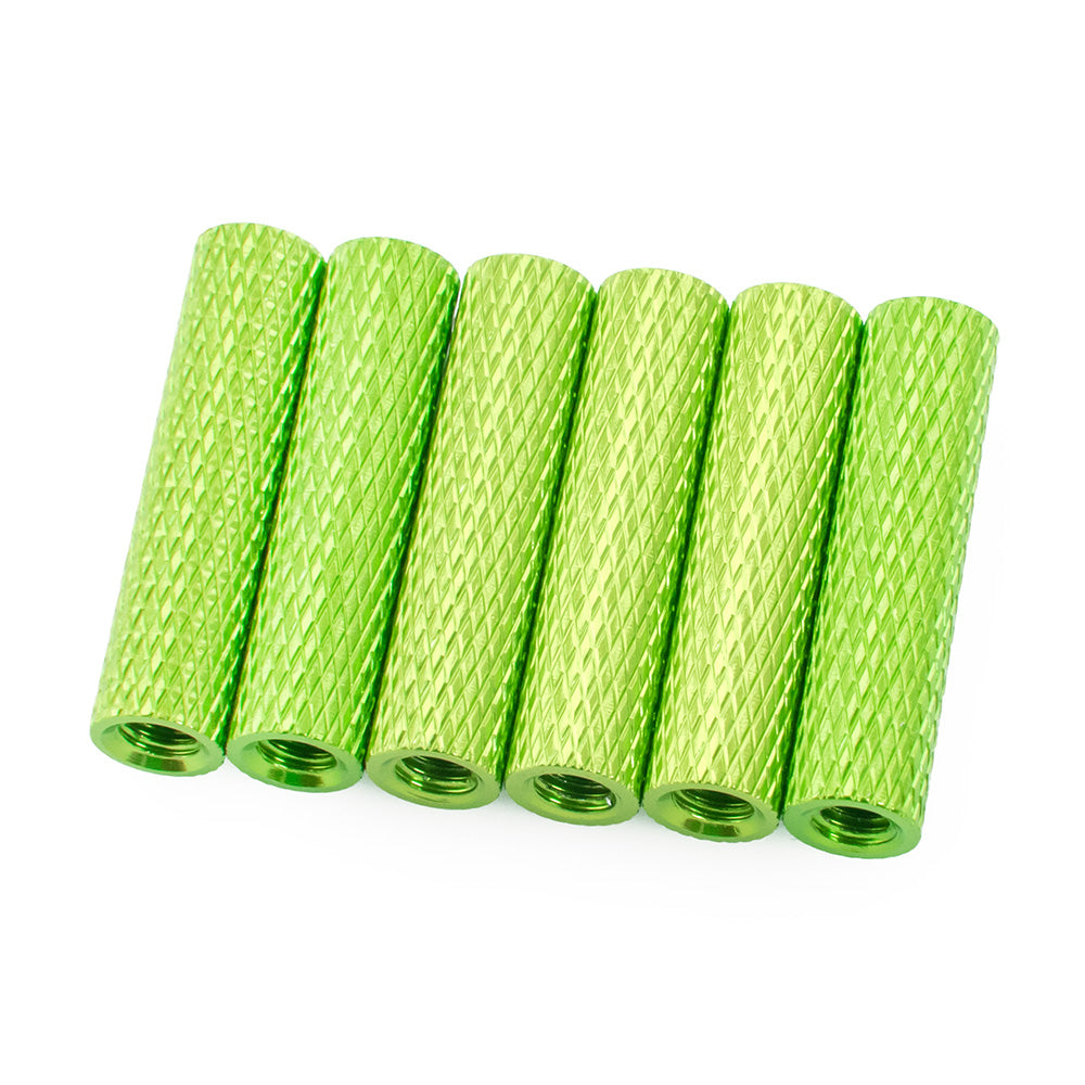 20mm Aluminum Textured Standoff Spacers (Set of 6)