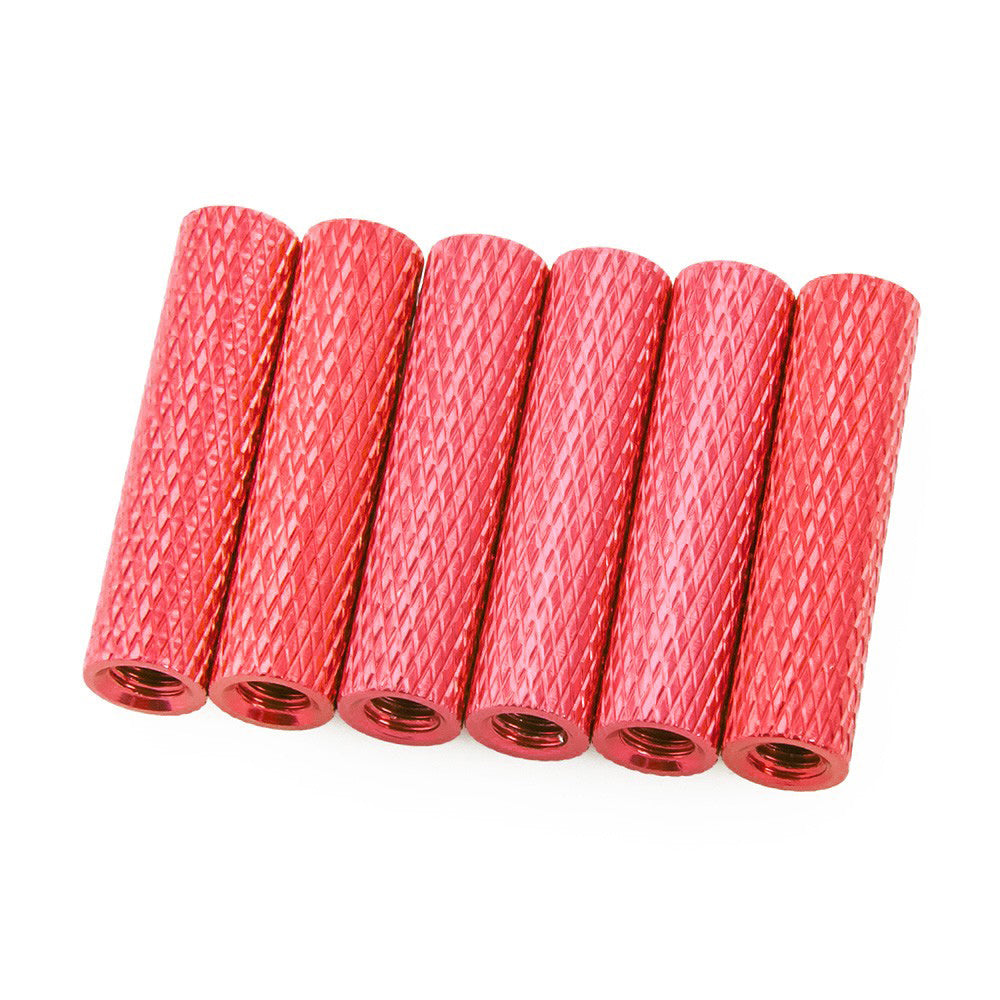 20mm Aluminum Textured Standoff Spacers (Set of 6)