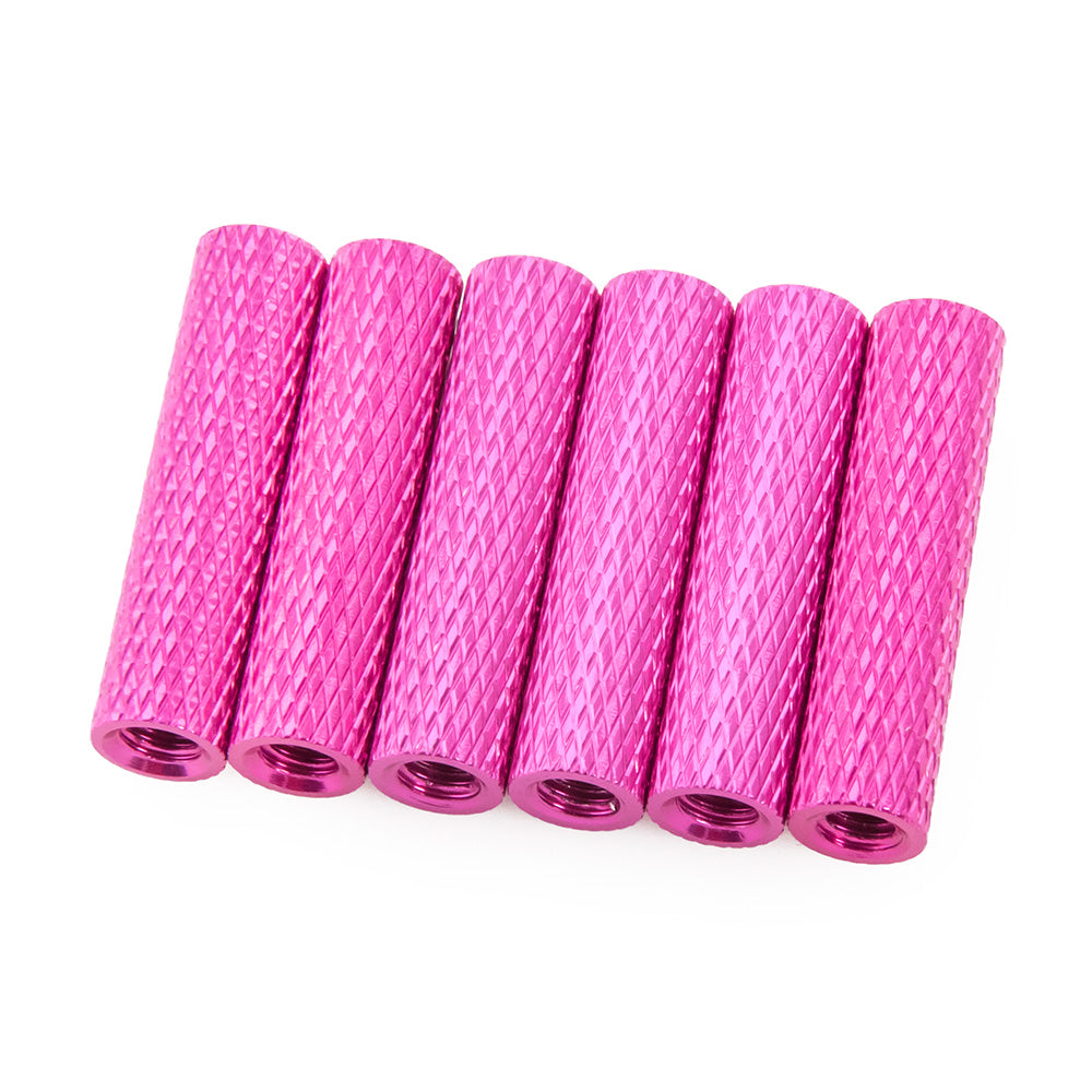 20mm Aluminum Textured Standoff Spacers (Set of 6)
