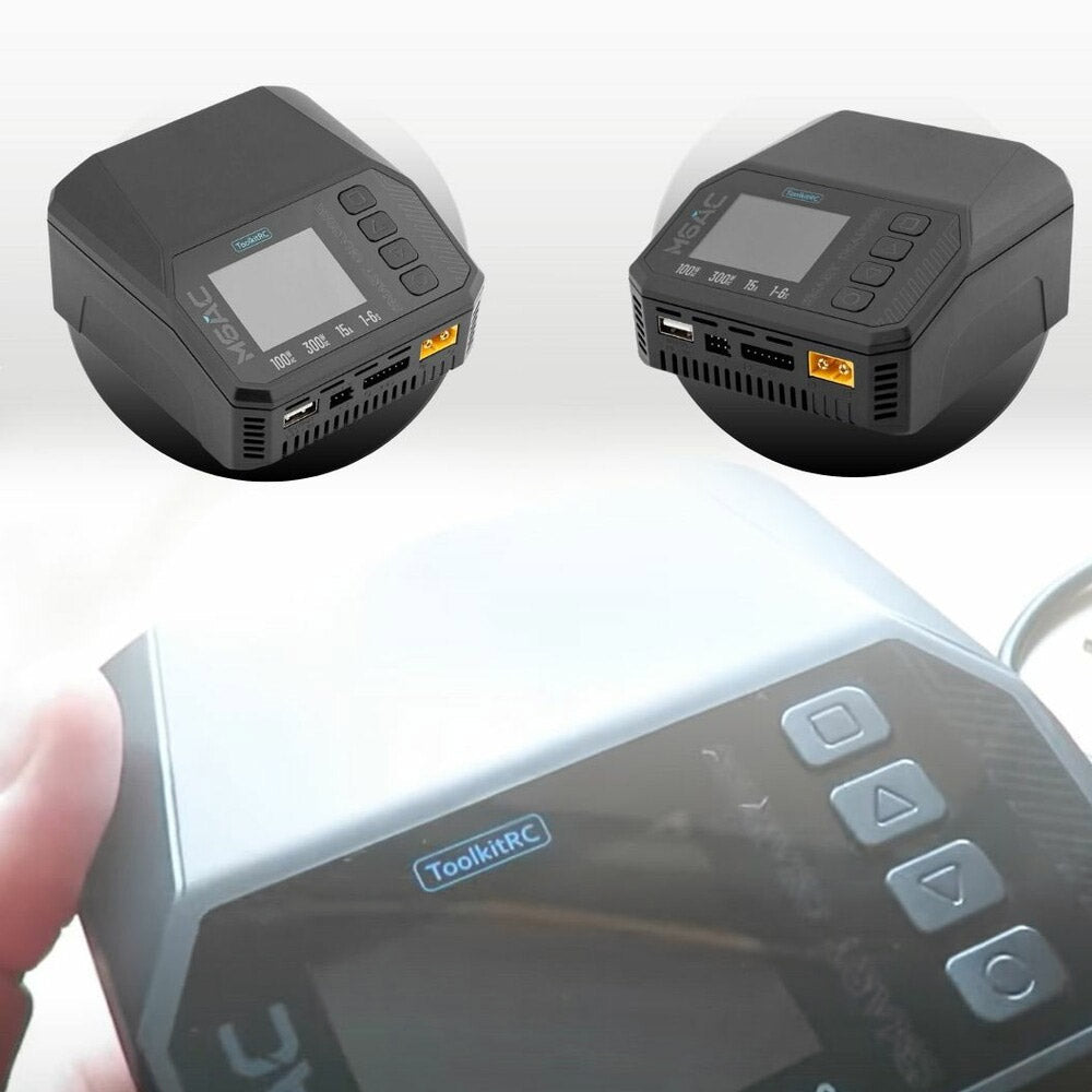 ToolkitRC M6AC 300W 15A 1-6S AC Charger - XT60
