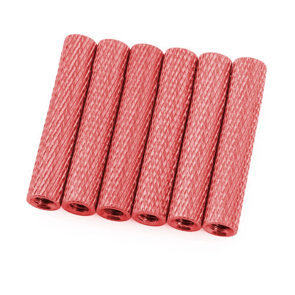 35mm Aluminum Textured Standoff Spacers (Set of 6)