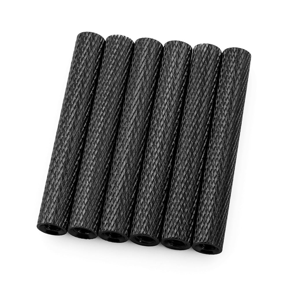 35mm Aluminum Textured Standoff Spacers (Set of 6)