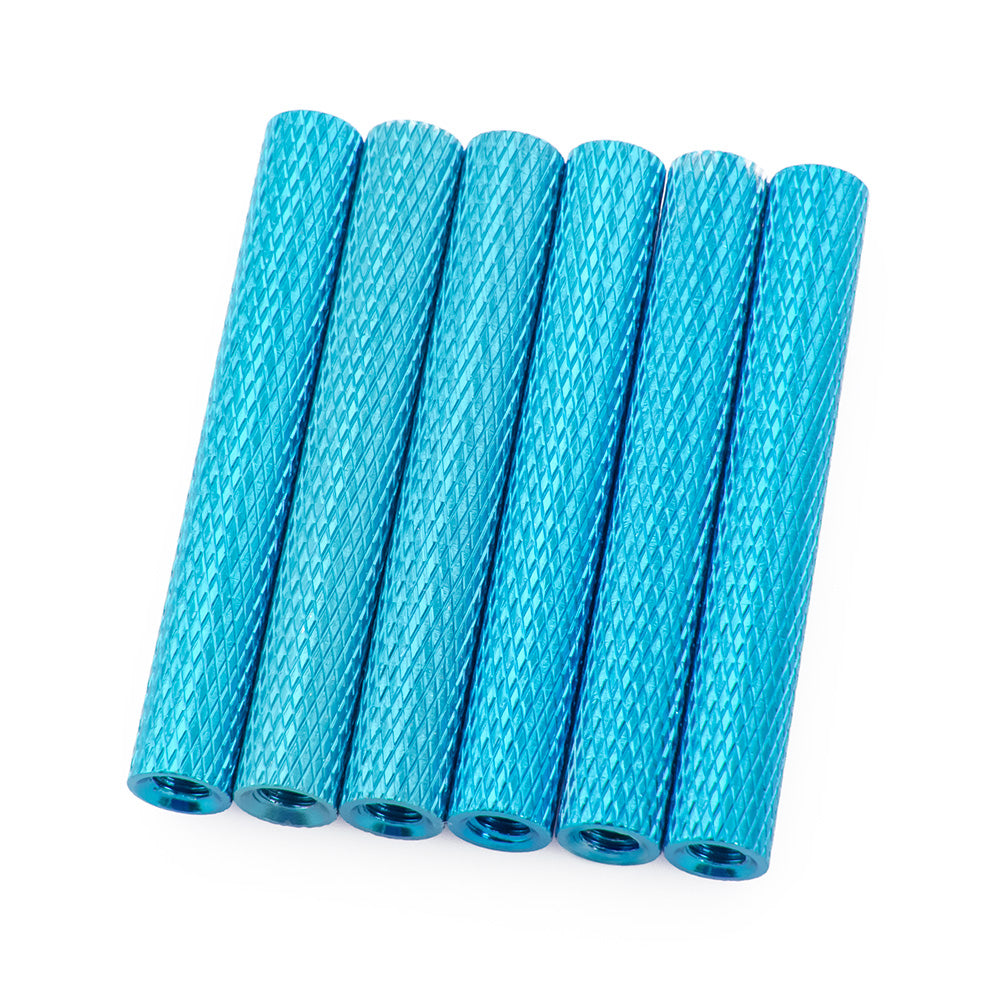 35mm Aluminum Textured Standoff Spacers (Set of 6)