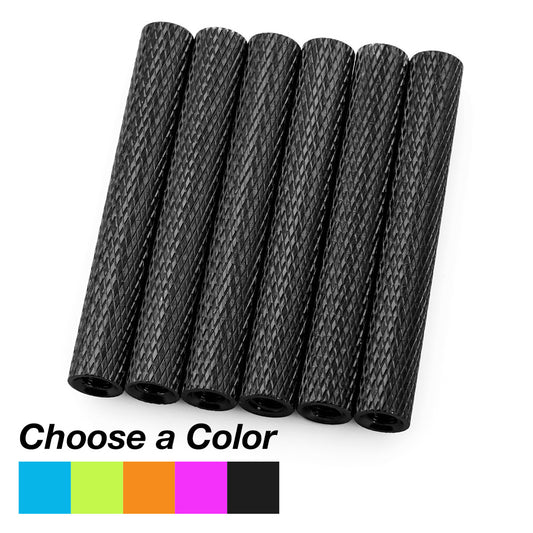 35mm Aluminum Textured Standoff Spacers (Set of 6)