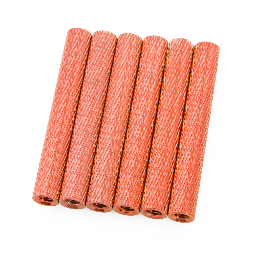 35mm Aluminum Textured Standoff Spacers (Set of 6)
