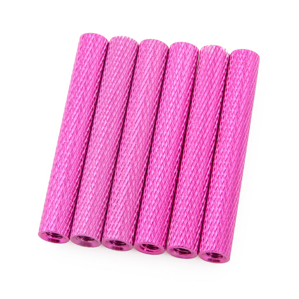 35mm Aluminum Textured Standoff Spacers (Set of 6)