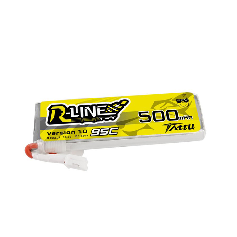 Tattu R-Line Version 1.0 500mAh 1S1P 95C Lipo Battery
