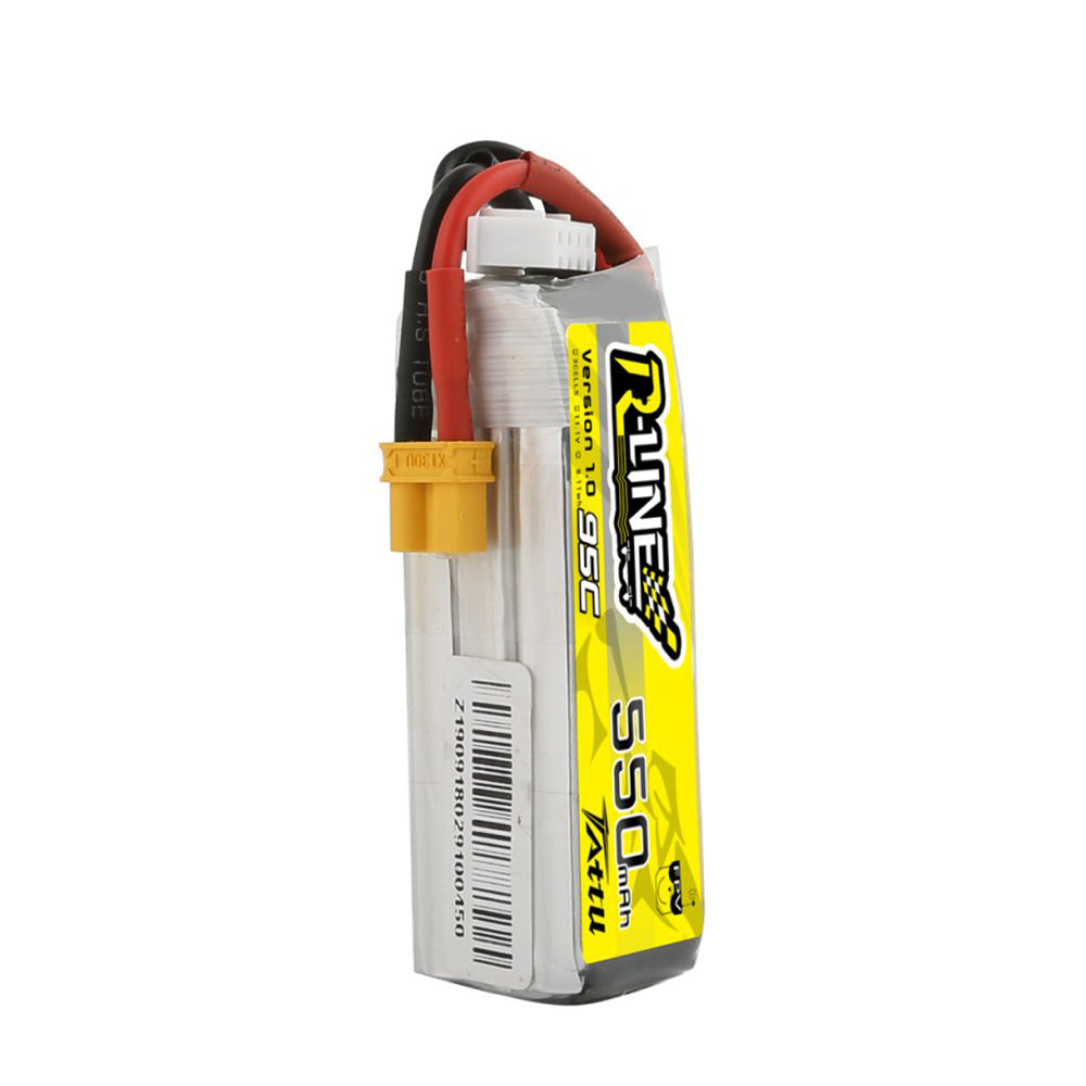 Tattu R-Line Version 1.0 550mAh 3S1P 95C Lipo Battery