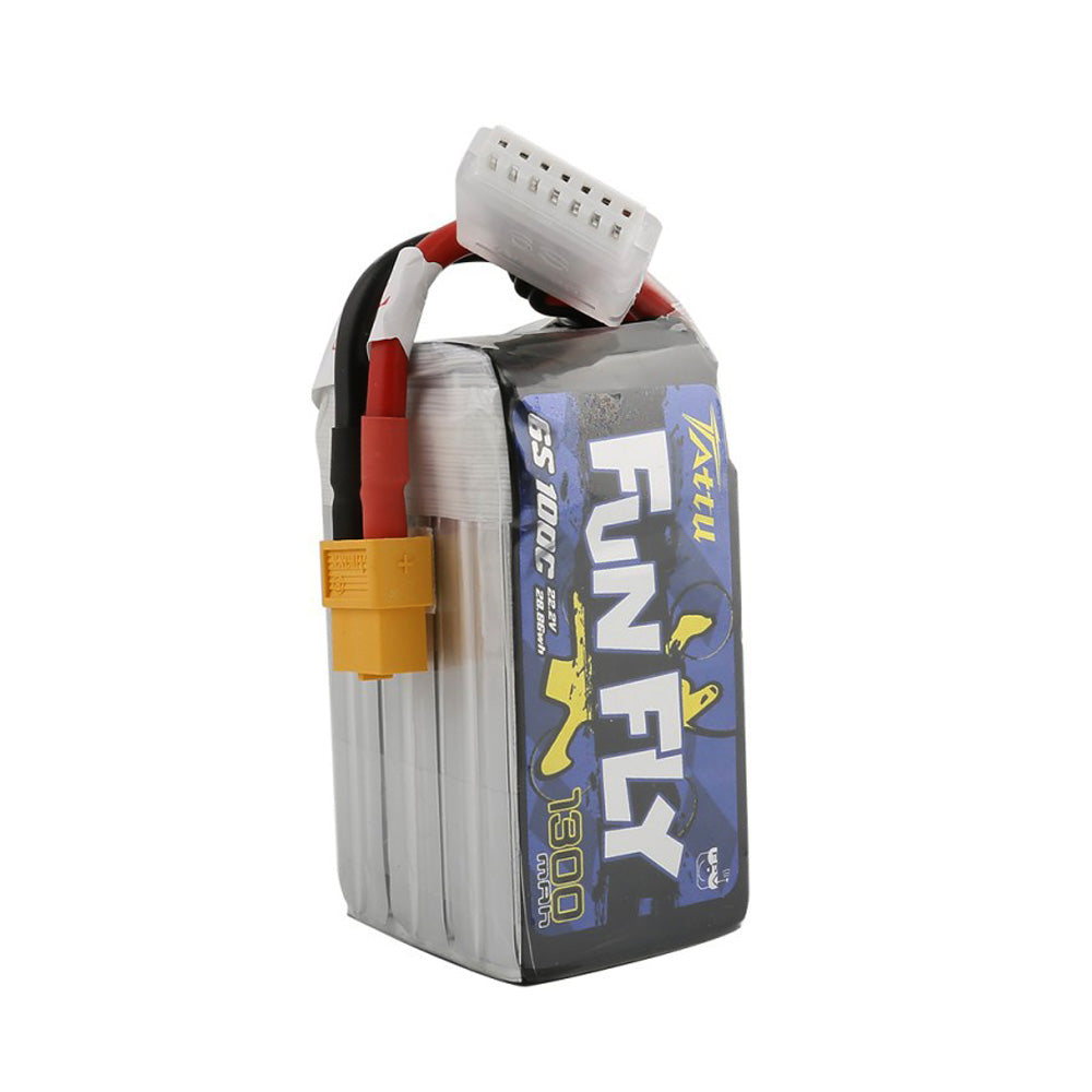 Tattu FunFly 1300mAh 6S1P 100C Lipo Battery
