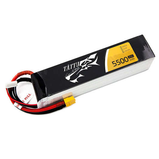 TATTU 5500mAh 6s 25c Lipo Battery