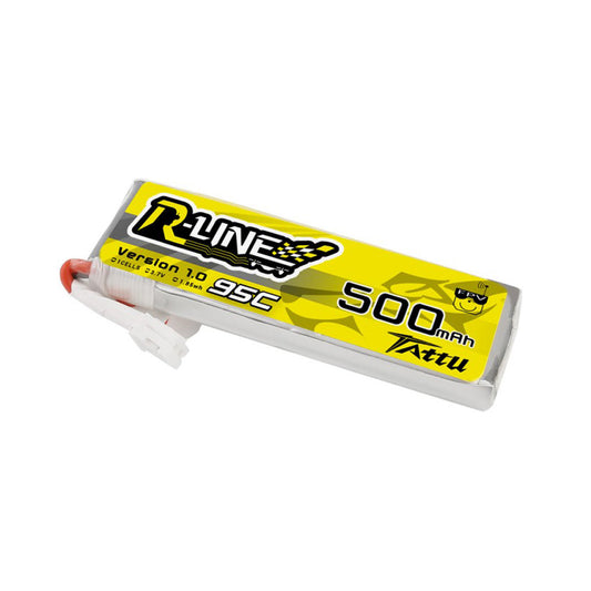 Tattu R-Line Version 1.0 500mAh 1S1P 95C Lipo Battery