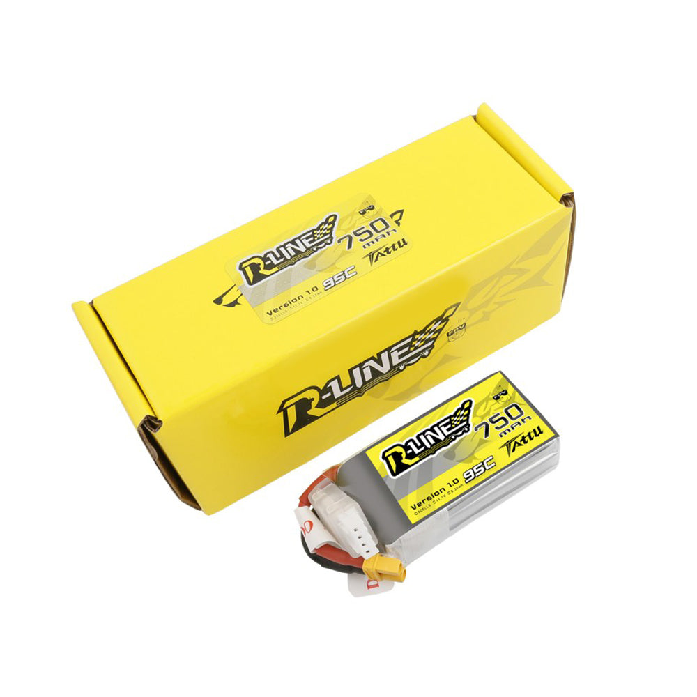 Tattu R-Line Version 1.0 750mAh 3S1P 95C Lipo Battery