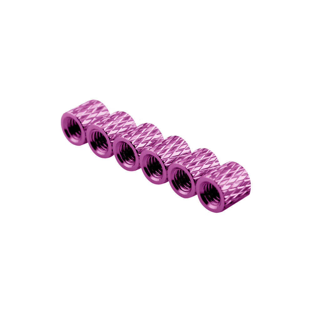 5mm Aluminum Textured Standoff Spacers (Set of 6)