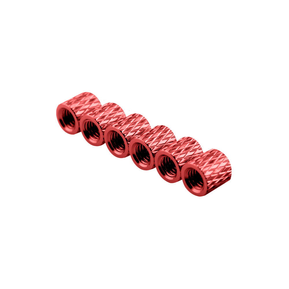 5mm Aluminum Textured Standoff Spacers (Set of 6)