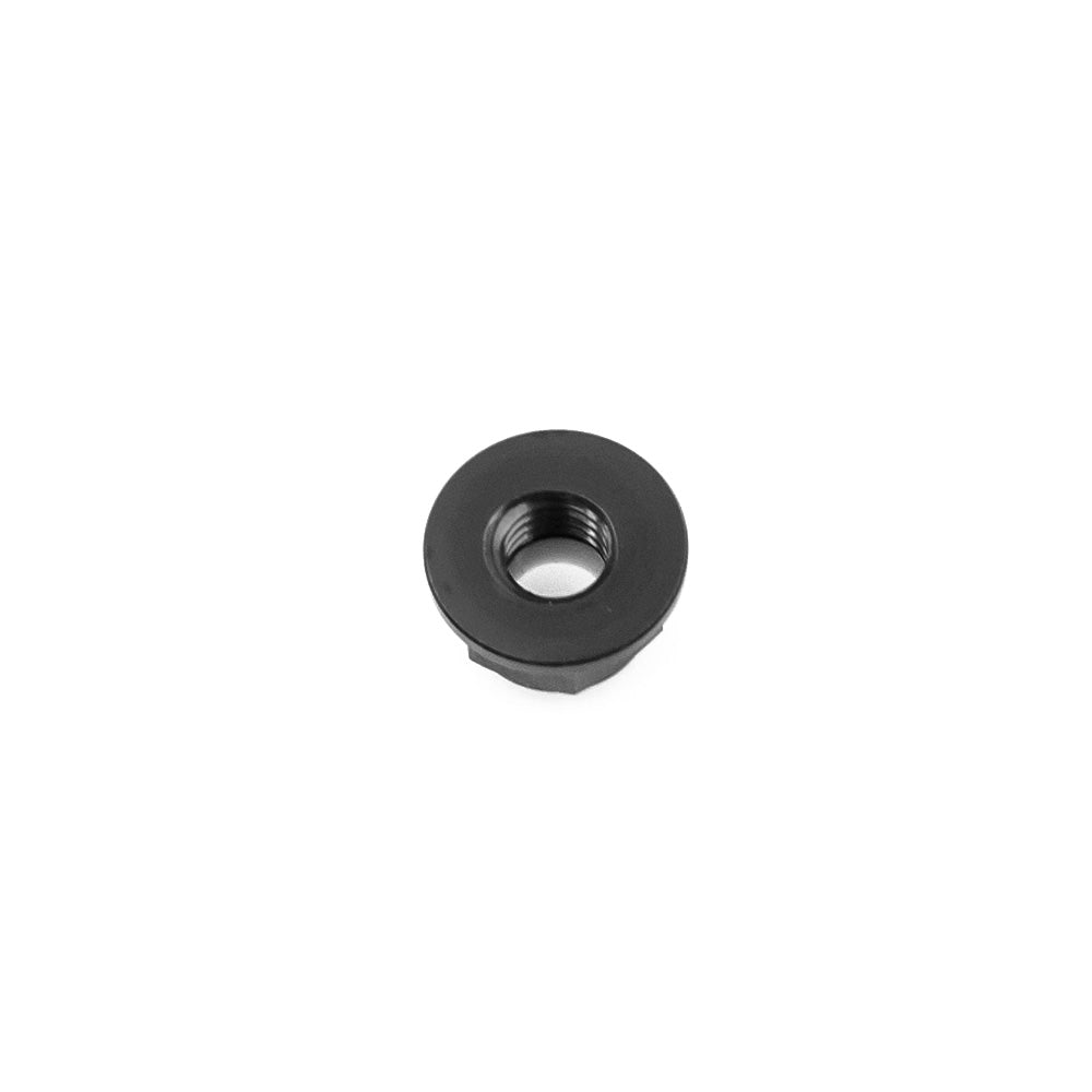 M5 Black Aluminum Flange Lock Nut (set of 4)