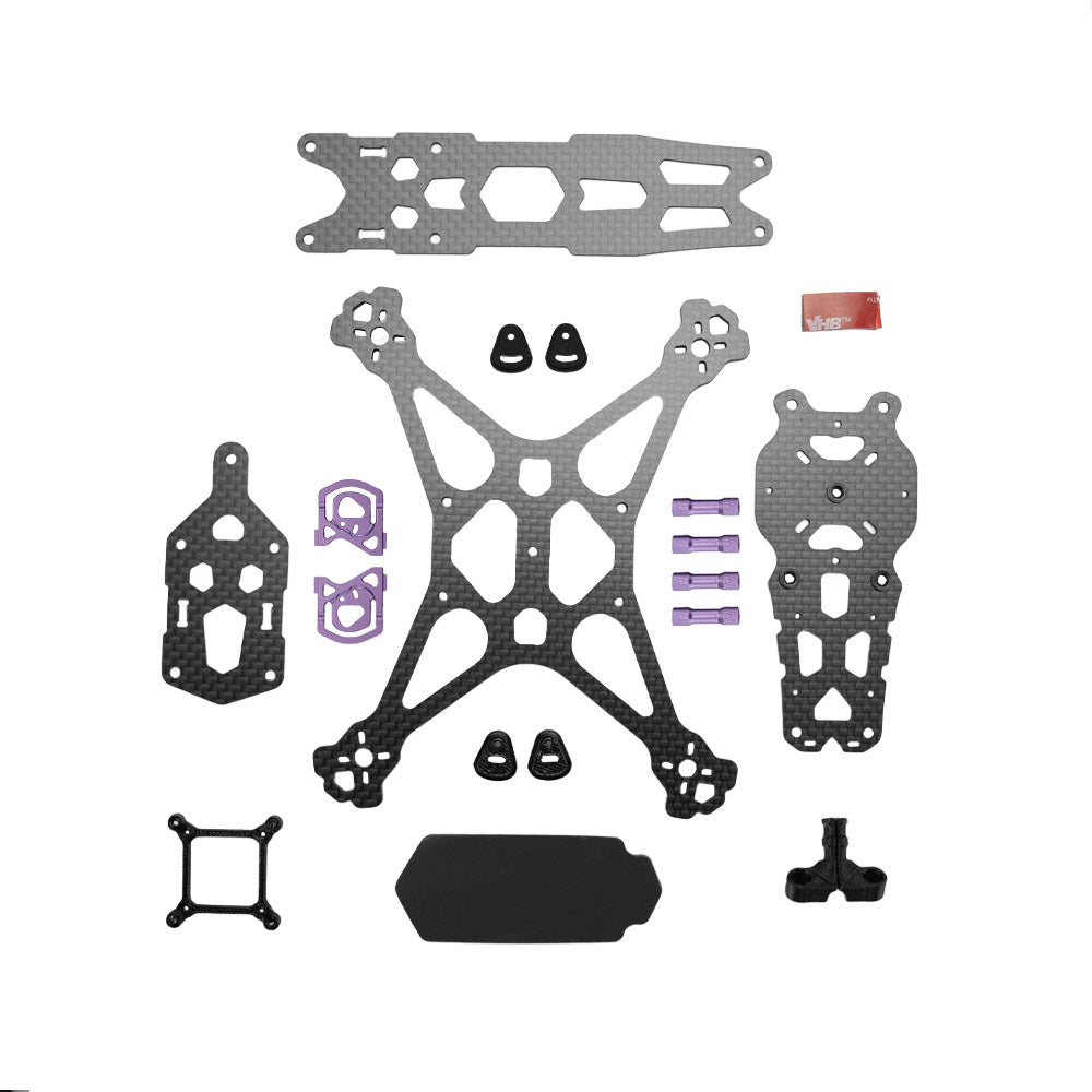 Beginner DIY FPV Drone Kit - QAV-S 2 Sub-250 Joshua Bardwell SE 3” - HD Ready
