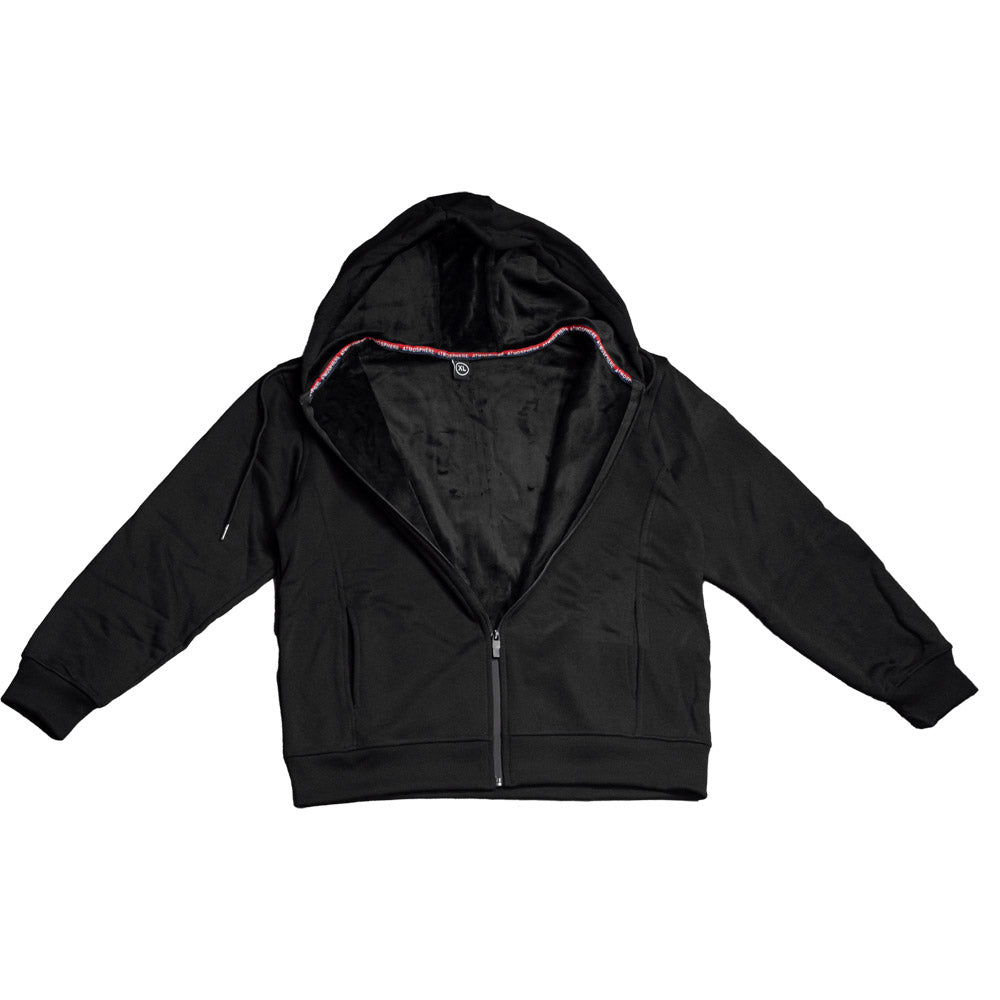 Lumenier Zippered Hoodie - Black