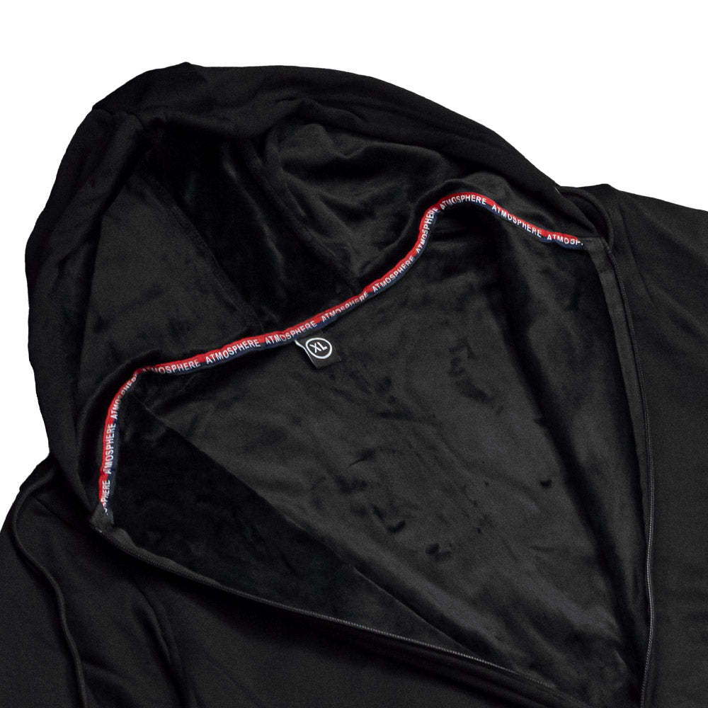 Lumenier Zippered Hoodie - Black
