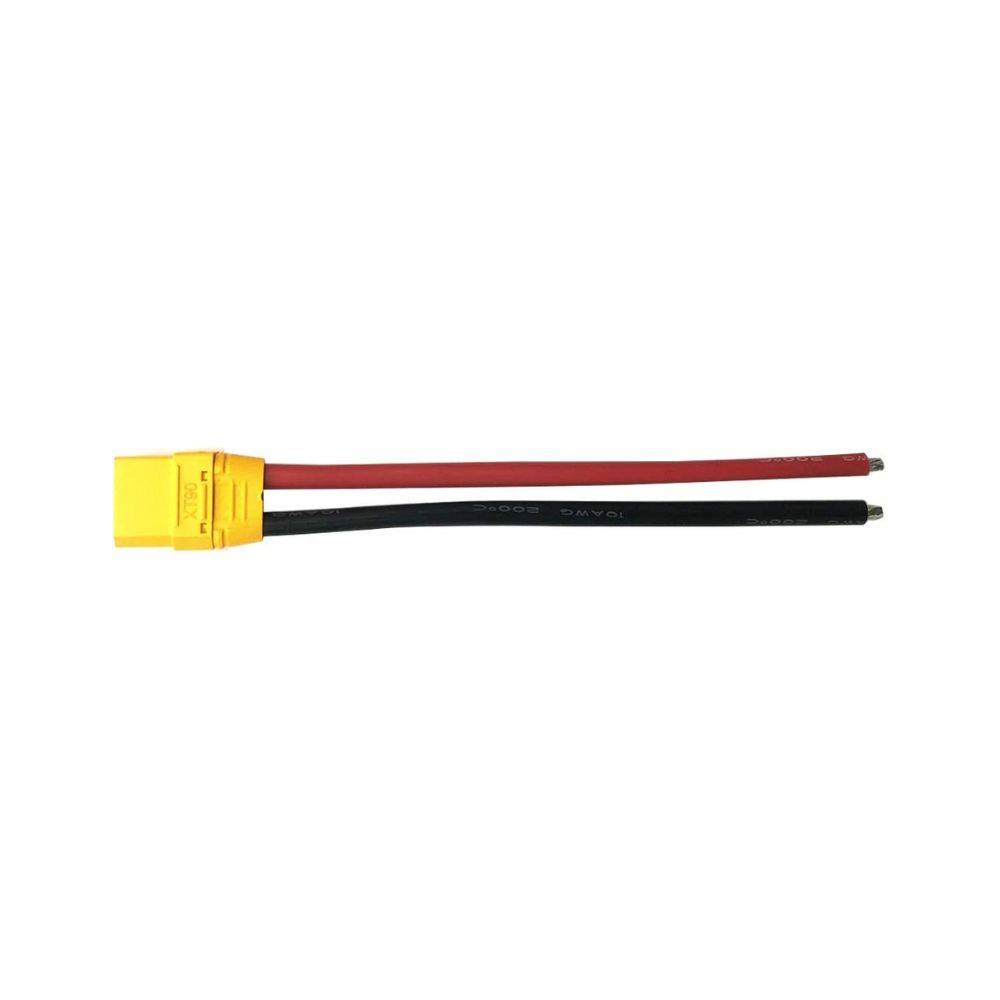 Amass XT90 10AWG LiPo Pigtail - Female (3Pcs)