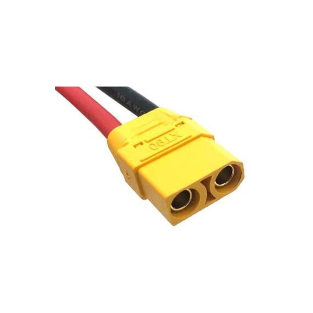 Amass XT90 10AWG LiPo Pigtail - Female (3Pcs)
