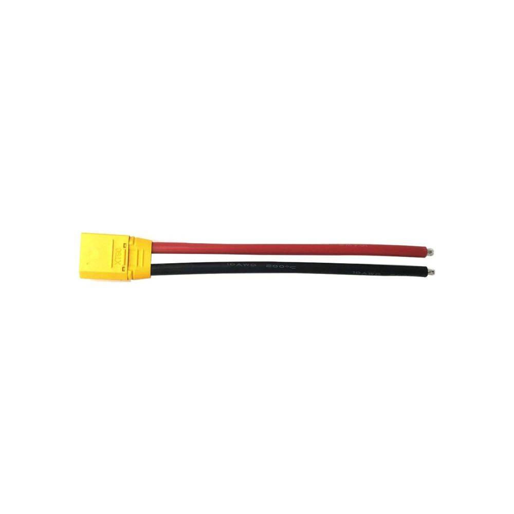 Amass XT90 10AWG LiPo Pigtail - Male (3Pcs)