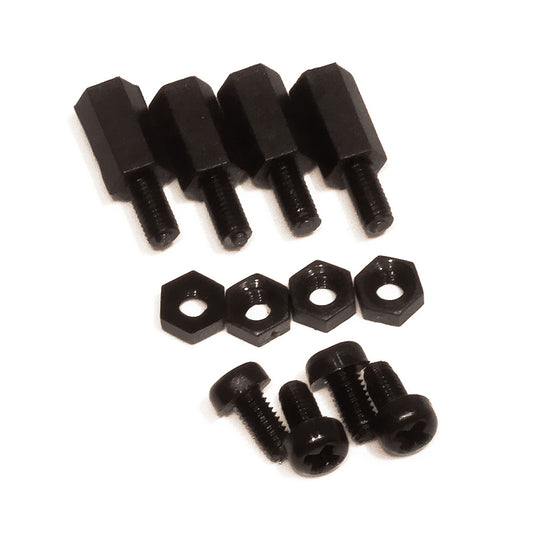 Black Polyamide Standoff Set (10mm)