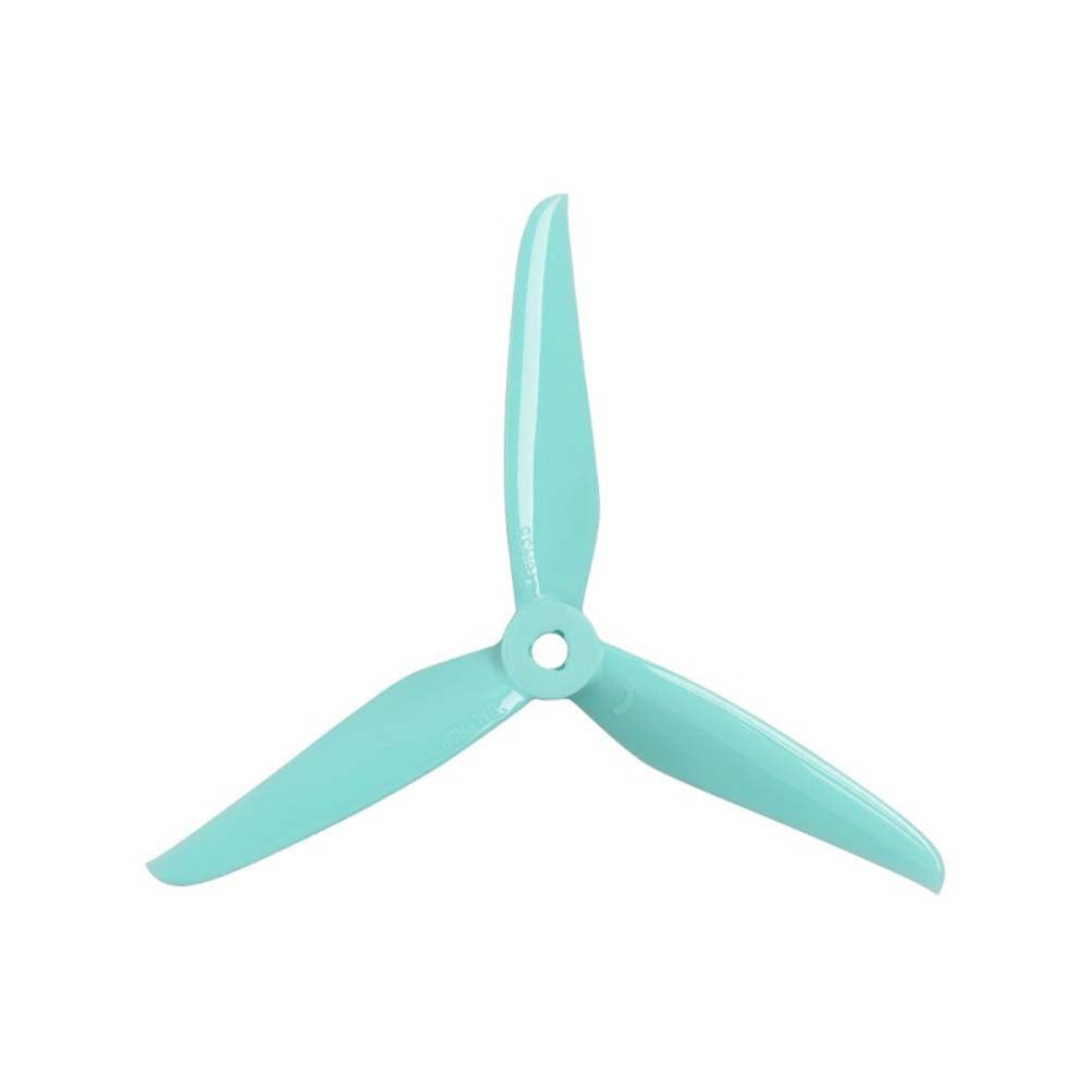 DALProp Cyclone T5143.5 V2 Freestyle 3-Blade Propeller (Set of 4) - Teal