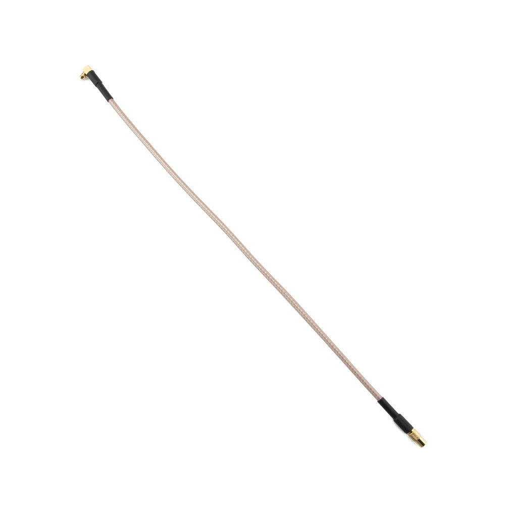MMCX Male 90 Degree  to MMCX Female RG316 Extension Cable - 20cm
