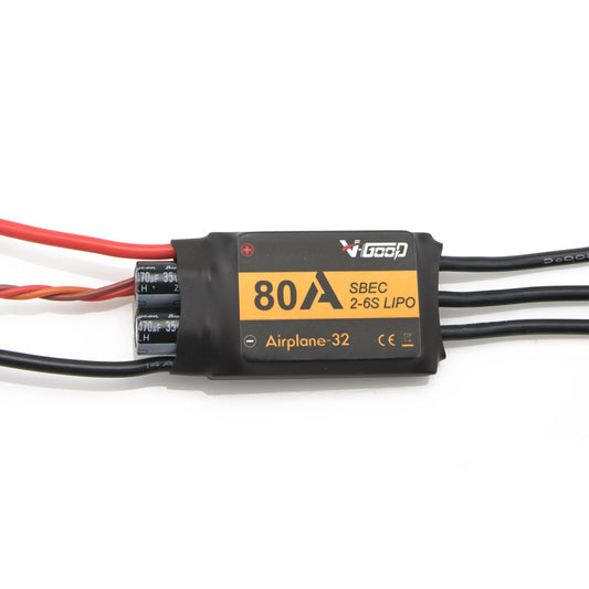 V-Good RC 32-Bit 80A 2-6S Brushless ESC for RC Airplane