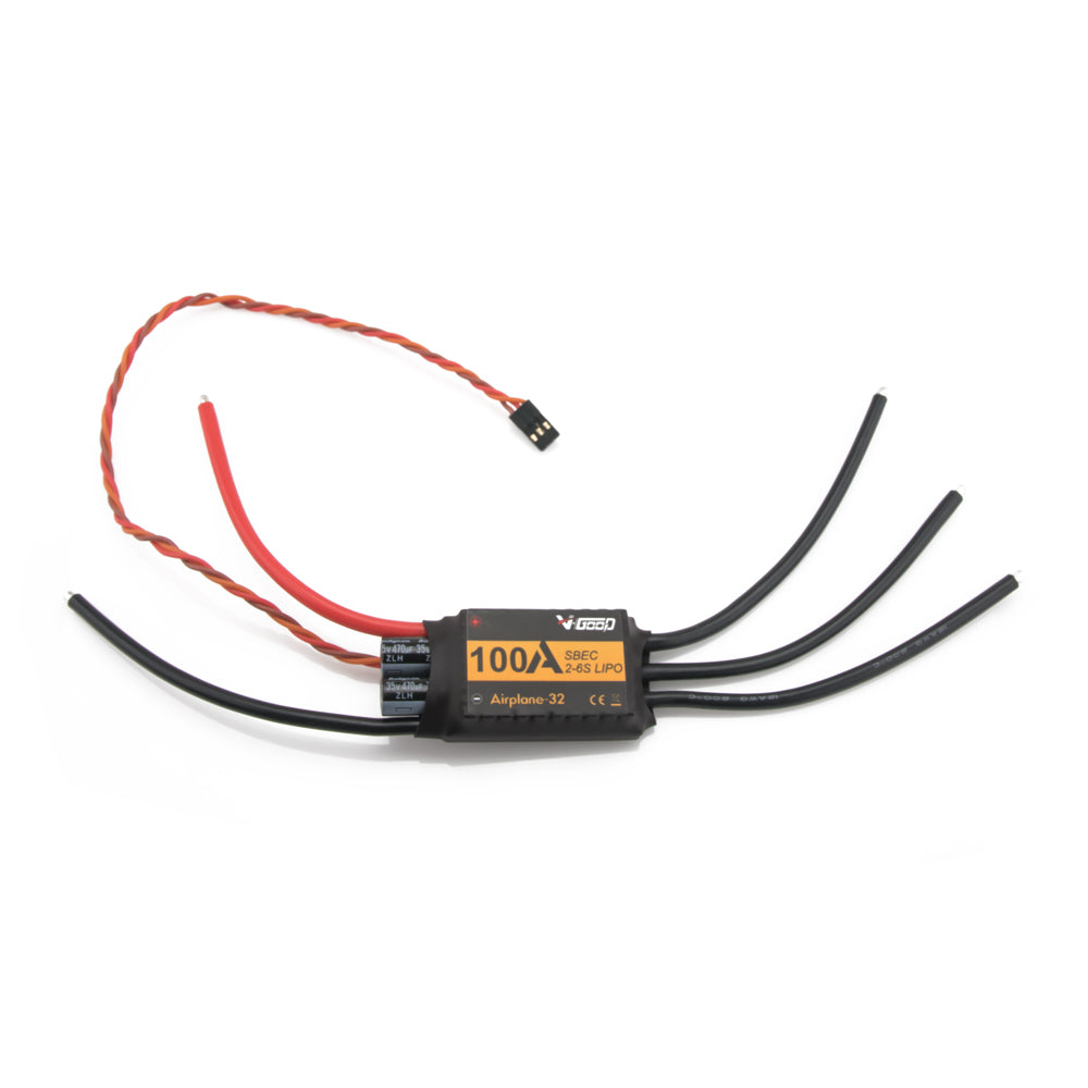 V-Good RC 32-Bit 100A 2-6S Brushless ESC for RC Airplane
