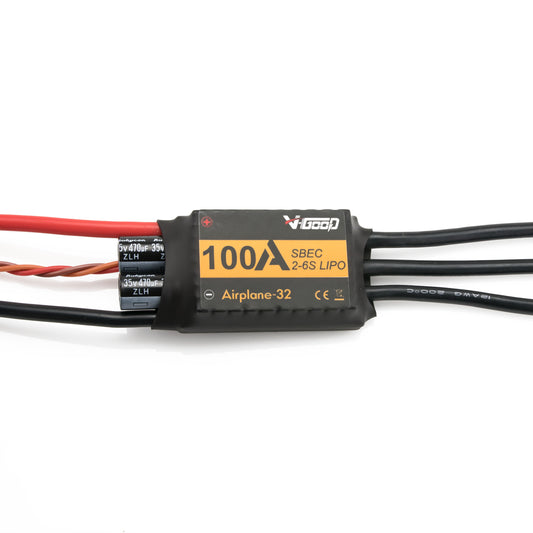 V-Good RC 32-Bit 100A 2-6S Brushless ESC for RC Airplane