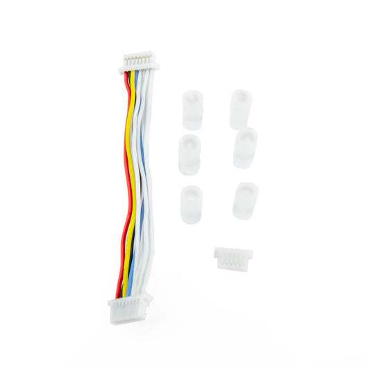 8pin Cable w/ M3 Anti-Vibration Silicone Grommets (Clear - 6 pcs)