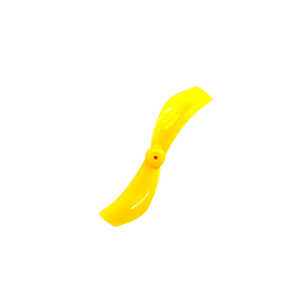 Gemfan 1610 2-Blade Propeller (Set of 8) - 1mm Shaft - Yellow